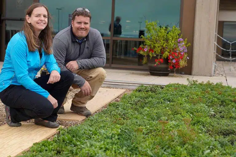 Rapid City Regional airport roof goes green
