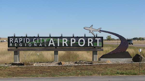 Rapid City Regional Airport Sign