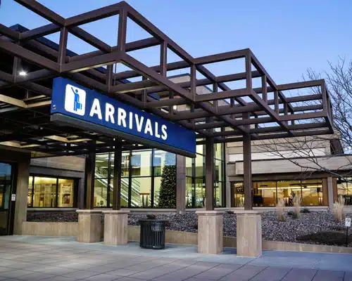 Rapid City Regional Airport passenger arrival