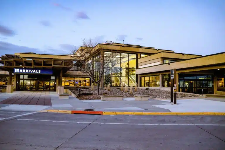 Rapid City Regional Airport passenger departures in South Dakota