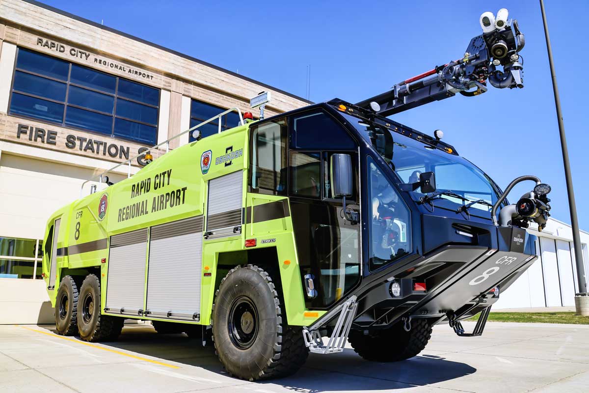 New Rapid City Regional Airport fire truck