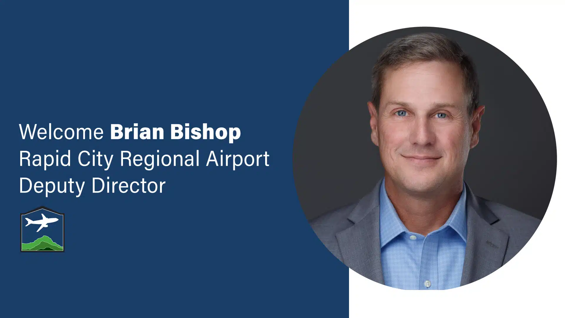 Brian-Bishop-Welcome ✈️ Rapid City Regional Airport Brian Bishop new Rapid City Regional Airport Deputy Director