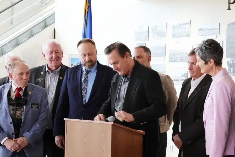 Senate Bill 76 signed into law by Governor Larry Rhoden