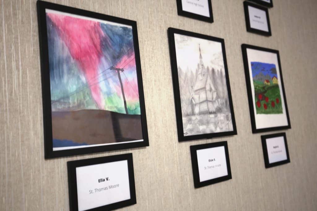 Student-Art-Show2 ✈️ Rapid City Regional Airport Rapid City Youth Student Council Art Show displayed at Rapid City Airport