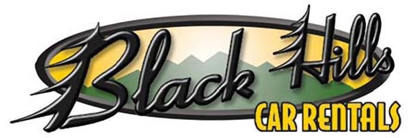 Black Hills Car Rentals Black Hills Car Rentals logo with stylized script and a mountain backdrop.
