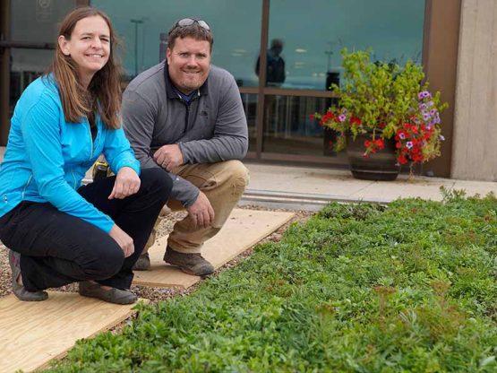 Rapid City Regional airport roof goes green