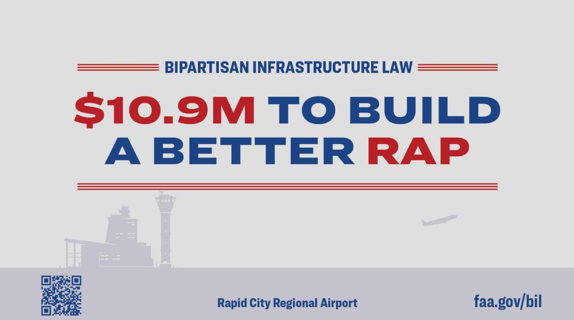 Bipartisan Infrastructure Law Grant to Rapid City Regional Airport