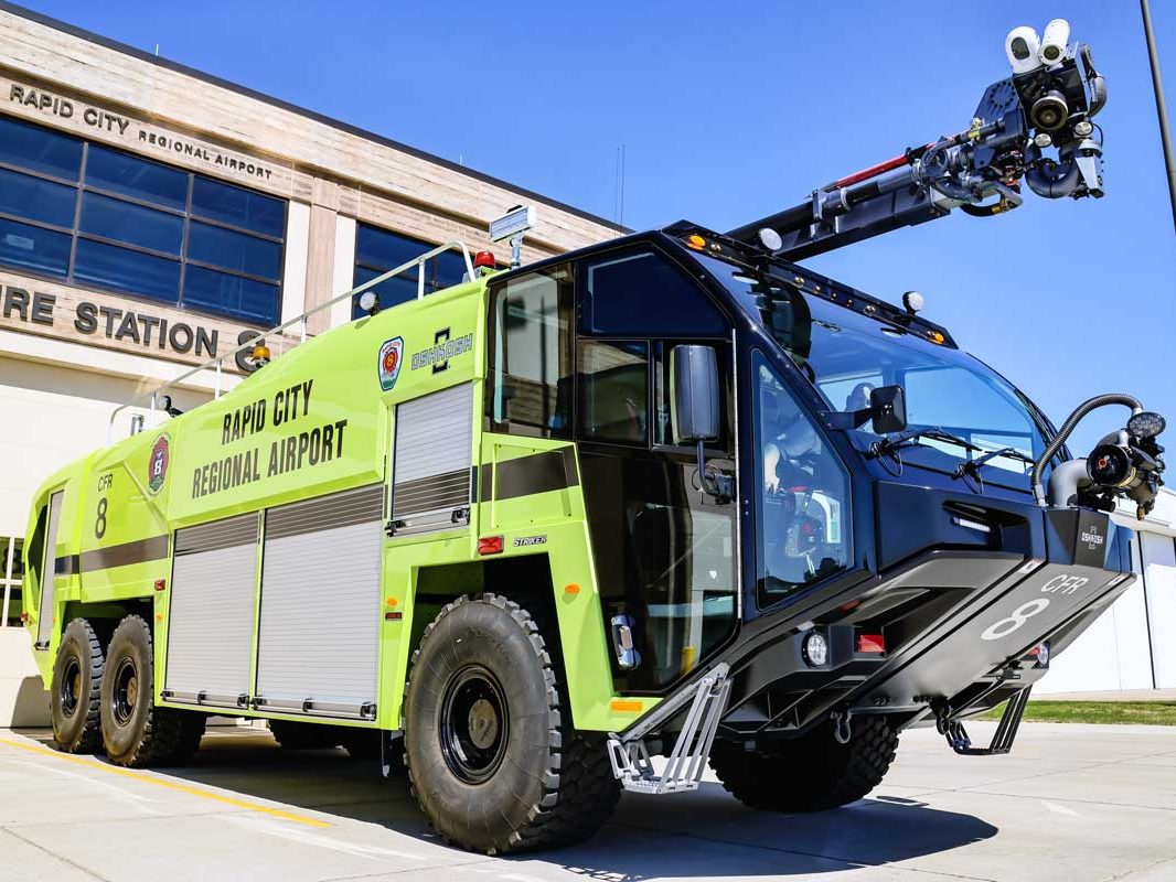New Rapid City Regional Airport fire truck